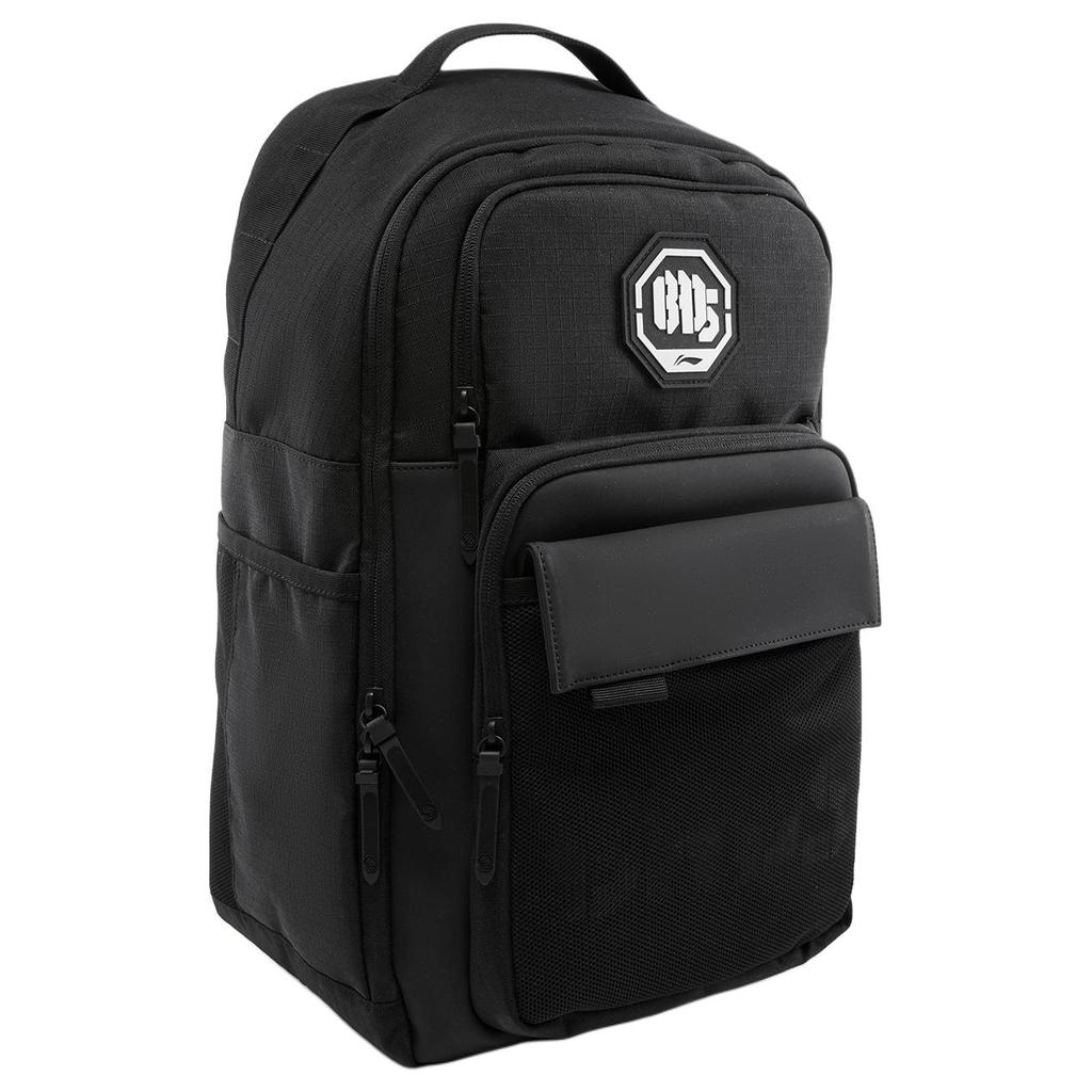 New LiNing BadFive Polyester Backpack Regular Unisex Basic Black ABSV227-1