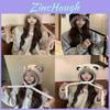 Knitted Bear Earmuff Hat For Women With Warmth And Windproof Features For Autumn And Winter
