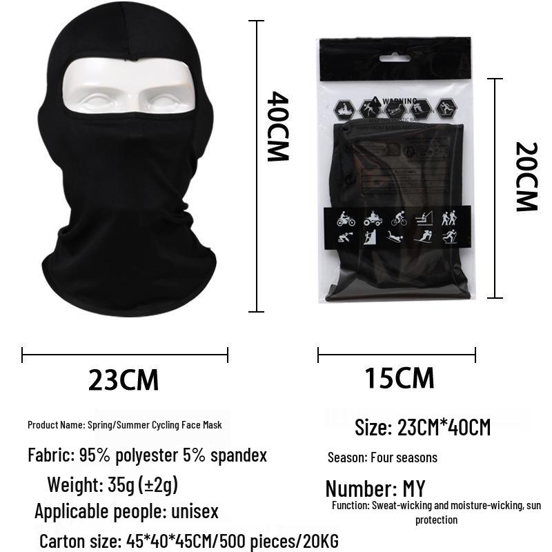 Cycling Windproof Sun Protection Headgear Face Mask Scarf Hat