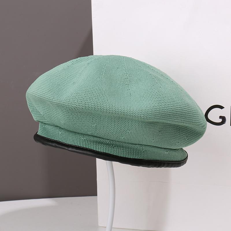 Autumn and Winter Fashion Plush Beret Children Show Their Faces Small Painter Hat Versatile Big Head Circumference Newsboy Hat
