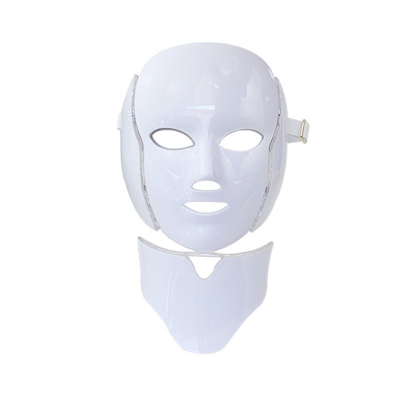 

Многоцветное косметическое устройство: Маска для фотоомоложения лица и шеи для удаления акне и спектральной терапии UK Standard Neck & Face Mask белый