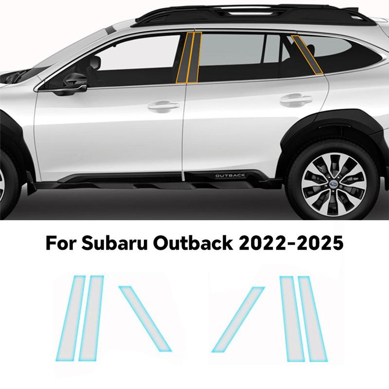 For Subaru Outback -2025 Pre-cut Car Exterior Headlight Rearview B Pillars PPF Transparent Protective Film TPU Anti-Scratch