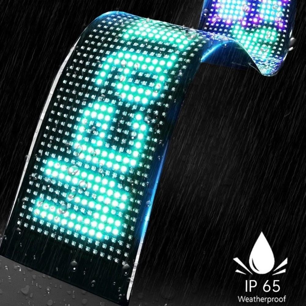 Flexible LED Matrix Pixel Panel USB 5V Scrolling Message Board New Programmable LED Screen