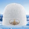 Kreis Statue Sonnenaufgang Turm Silhouette Unisex Damen Unisex Strickmütze Beanie Pullover Mütze Winter Thermisch Warm Weihnachten Outdoor Cy