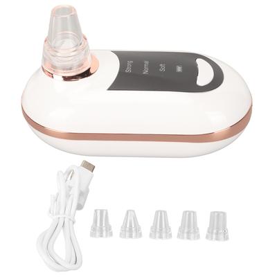 Electric Blackhead Removal Machine 3 Strength Deep Cleansing Skin Pores Vacuum Cleaner White