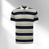 Summer Men's Short Sleeve Cotton Striped Polo Shirt Fashion Business Casual Slim Fit Comfortable Lapel Half Sleeve T-shirt