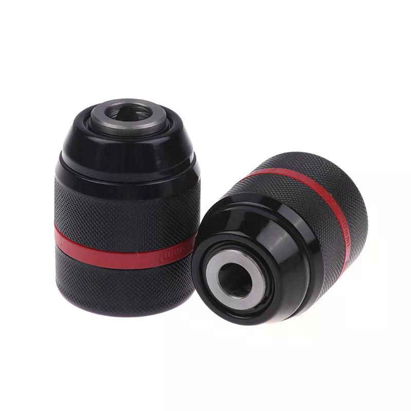 Keyless Metal Ratchet Drill Chuck,Self-Locking Chuck,10mm 13mm,Quick Change Conversion,For Drill Bit Taps Socket&Screwdriver