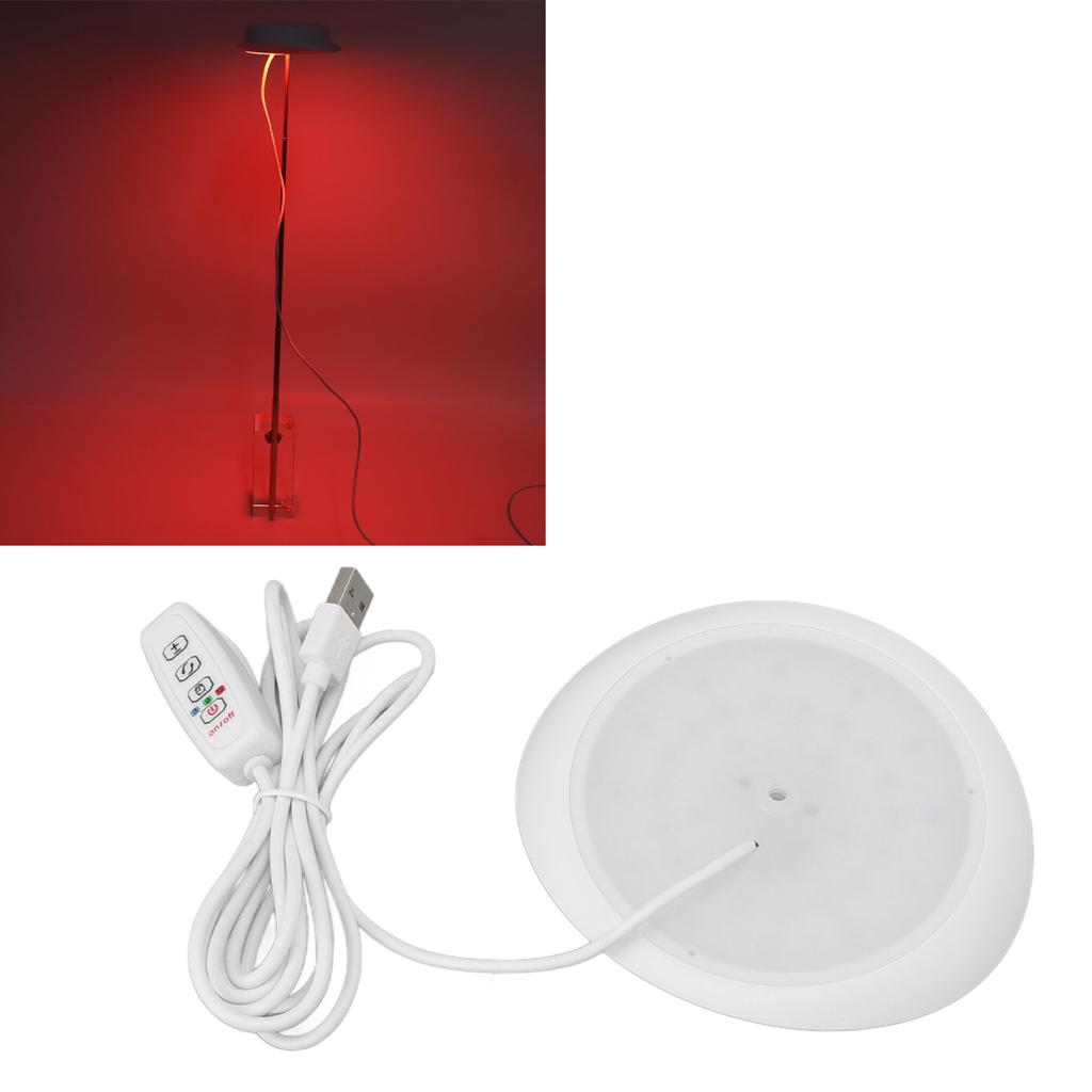 LED Plant Grow Light 3 Modes Timing USB Powered Adjustable Brightness Height Plant Growing Lamp for