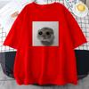 Sad Hamster Tshirt Funny Cartoon Graphic Printing Teeshirt Cotton Short Sleeve Women Tshirts Summer Soft Oneck Tees Top Girls