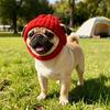 Cozy Soft Knit Pet Knitted Hat Windproof Winter Dog Cap Cute Warm Dog Beanie  Winter Season