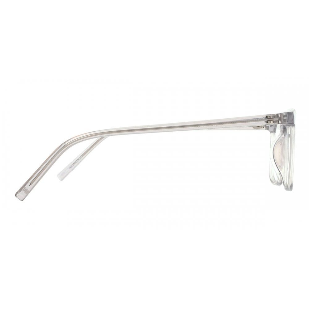 Full Rim Square Transparent Grey Smartbuy Collection Leonidas Cp124 Fashion Unisex Eyeglasses