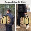 1pc Large Capacity Portable Wood Storage Bag, Oxford Fabric Firewood Bag for Outdoor Camping Hiking BBQ, Durable PVC Material