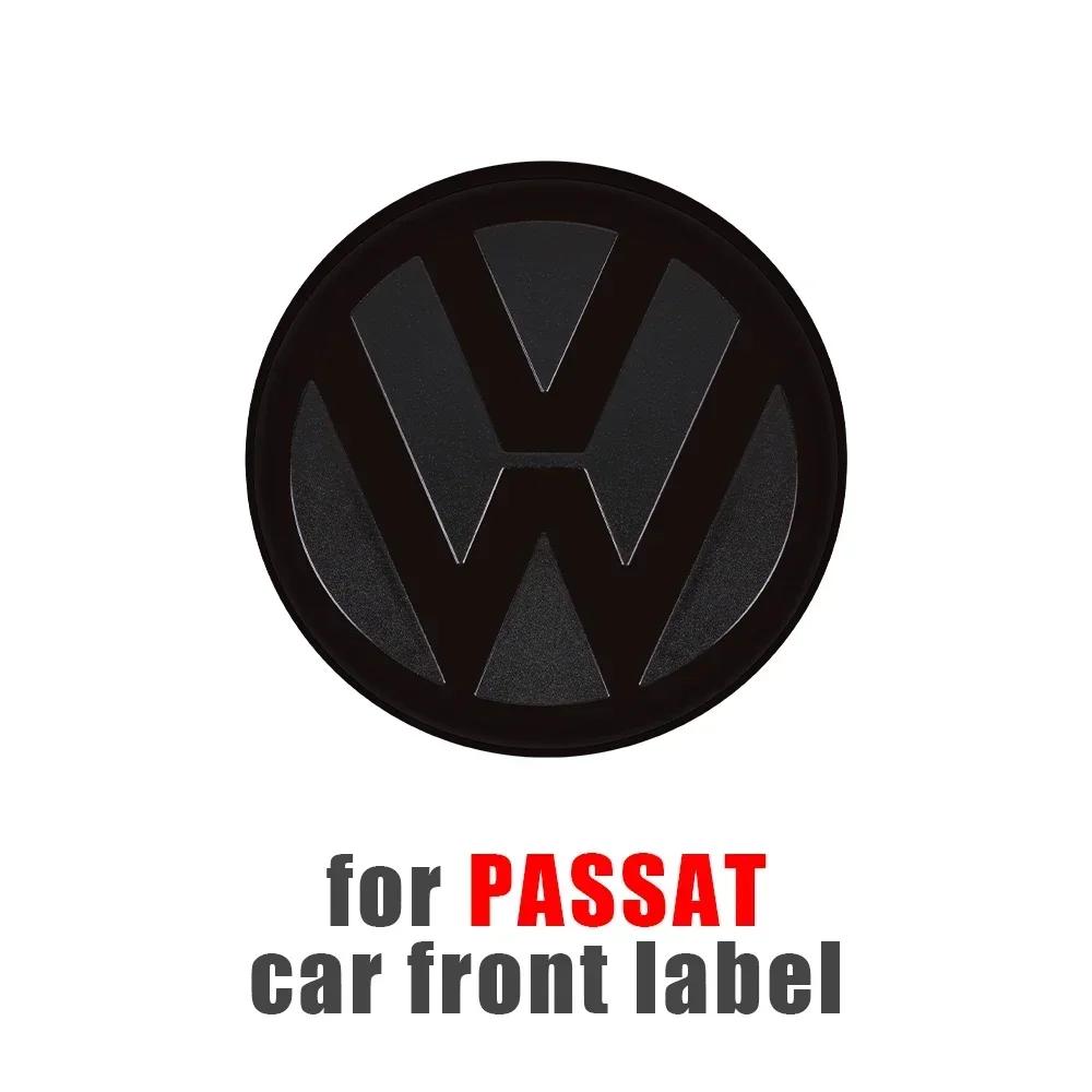 T23-Chrome Car Front Radiator Grille Replacement Emblem Rear Trunk Lid Badge Auto For Volkswagen Golf 7 7.5 Golf 8 Passat Polo 2021