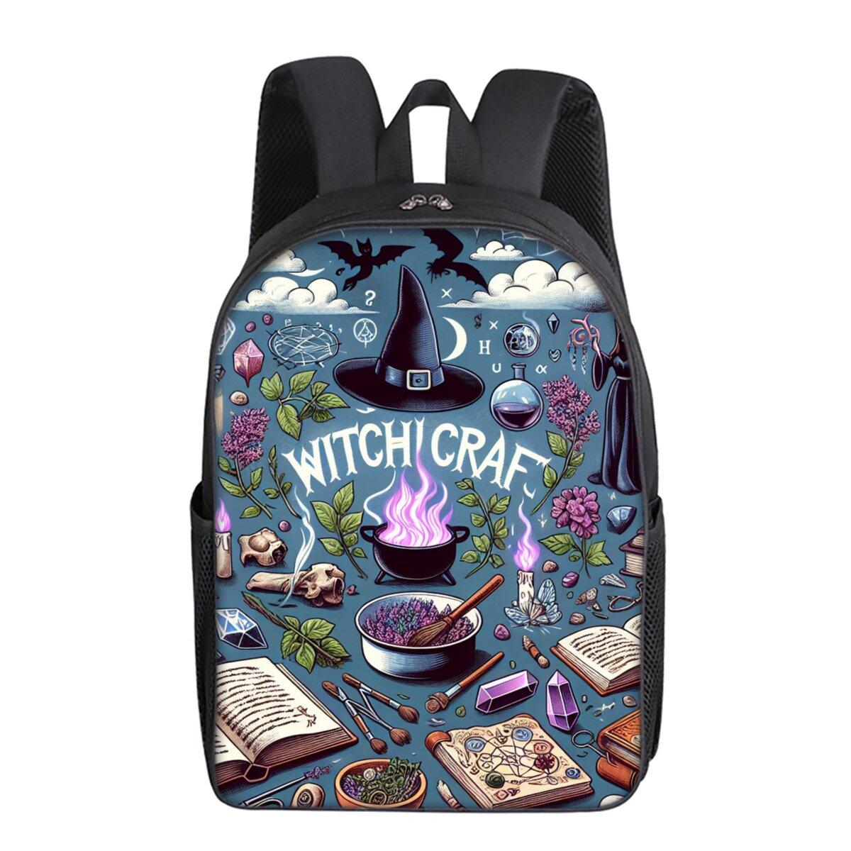 Sac à dos à imprimé Potion Magique à une seule couche Style Simple pour Garçons/Filles Enfants Meilleurs Cadeaux Sacs d'École Dessin Animé Plat 2D