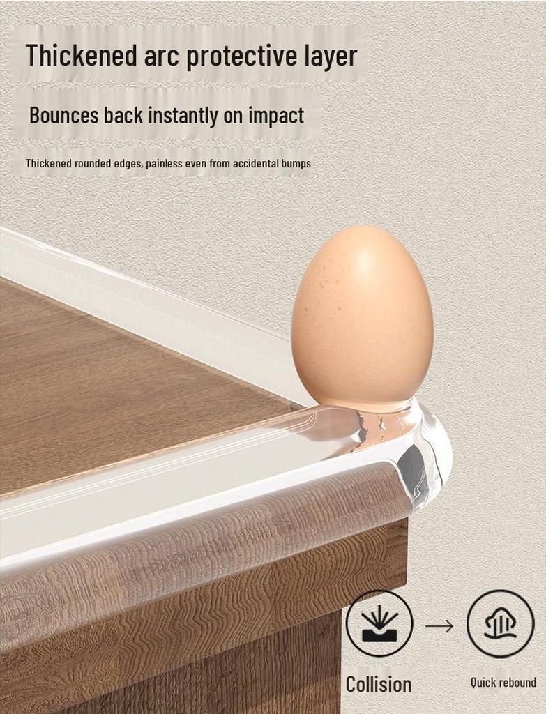 Clear Table Edge Corner Protector Strip for Child Safety