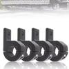 1/2/4pcs Motorbike LED Light Bar Clamps Brackets Tube Clamp Mount Kits For Motorcycle Fog Light Mount Motorcycle Accessories