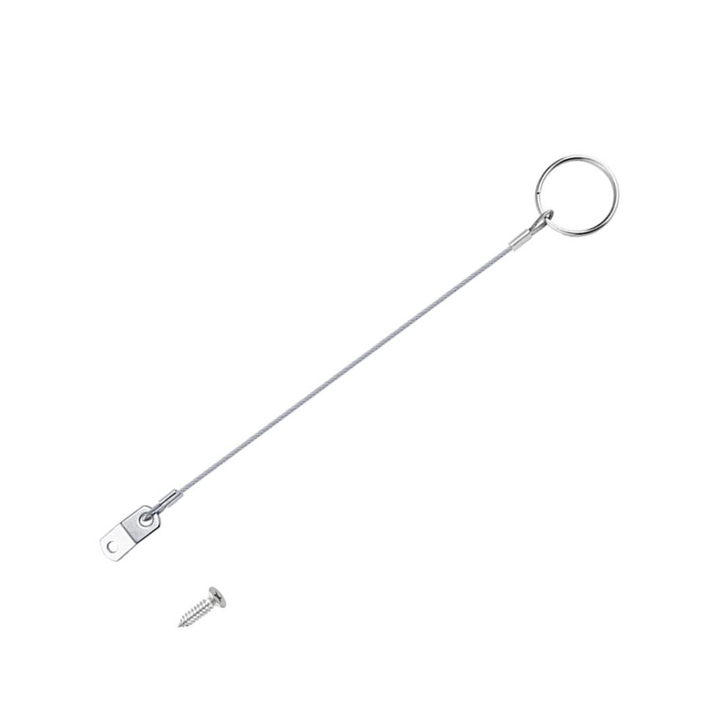 150mm/240mm/300mm Lanyard Cable Stainless Steel Safety Tether Wire Quick Release Pin Lanyard Safety Wire for Boat Marine