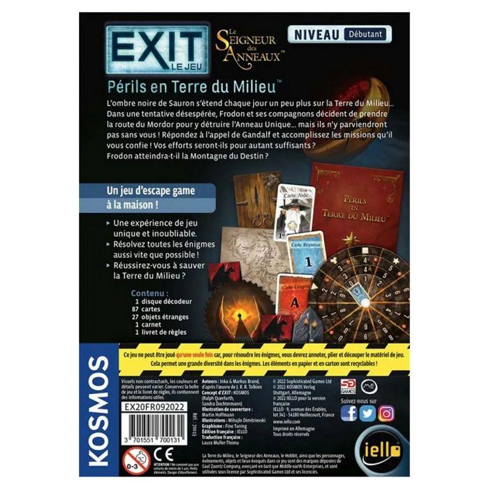 Jeu de casse-tête - iello - exit le seigneur des anneaux - enfants 10+ - blanc