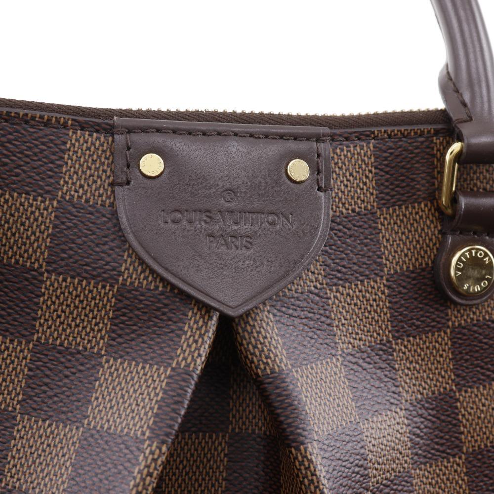 LOUIS VUITTON Sienna MM Handbag N41546 2WAYShoulder Brown Damier canvas Women Used
