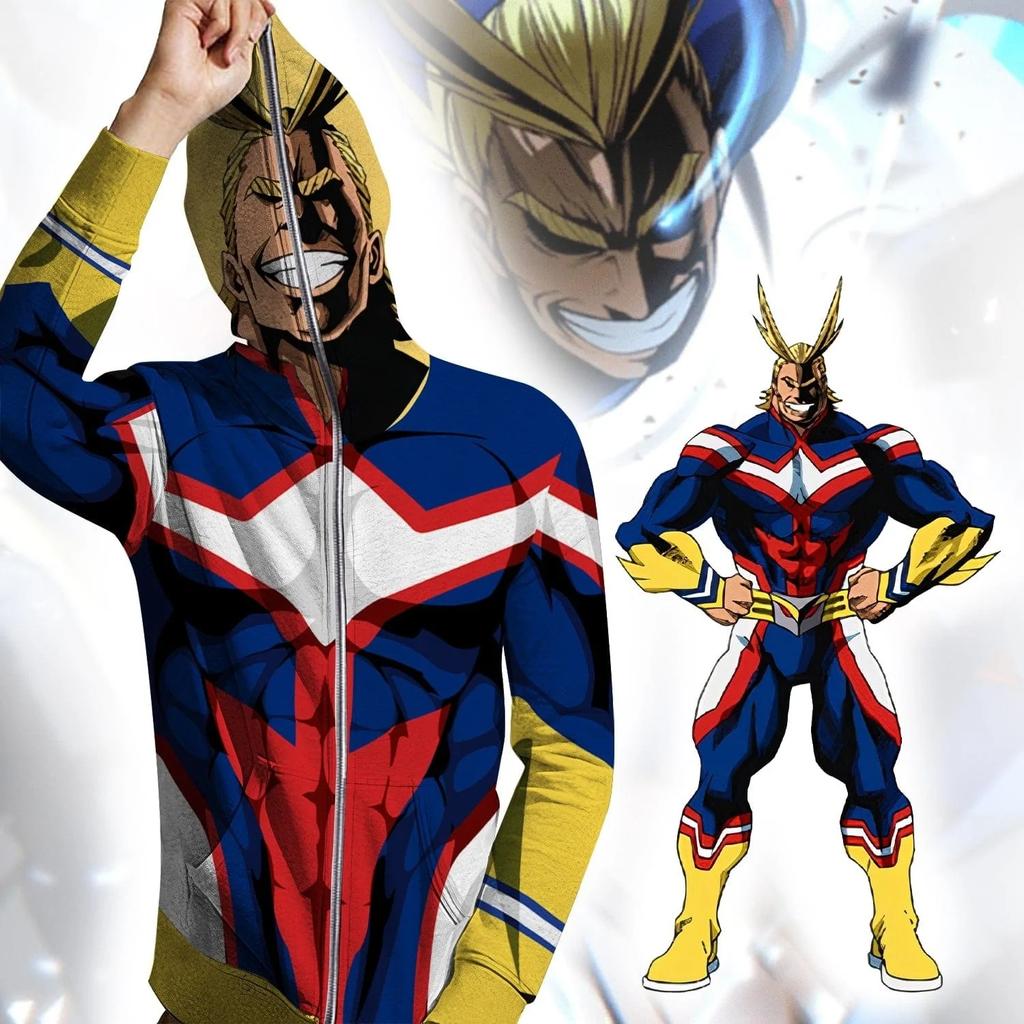 My Hero Academia postać z anime druk 3D cosplay męska bluza z kapturem ubrania wyprzedaż