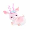 Kawaii Resin Pink Deer Ornament Mini Deer Birthday Cake Decor Baby Deer Doll Sculpture  Bedroom