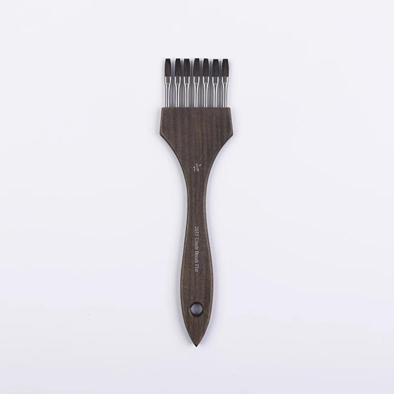 Multi Tooth Pattern Art Brush Creating Blend Texture Effects for Watercolor Acrylic Painting Projects and Techniques