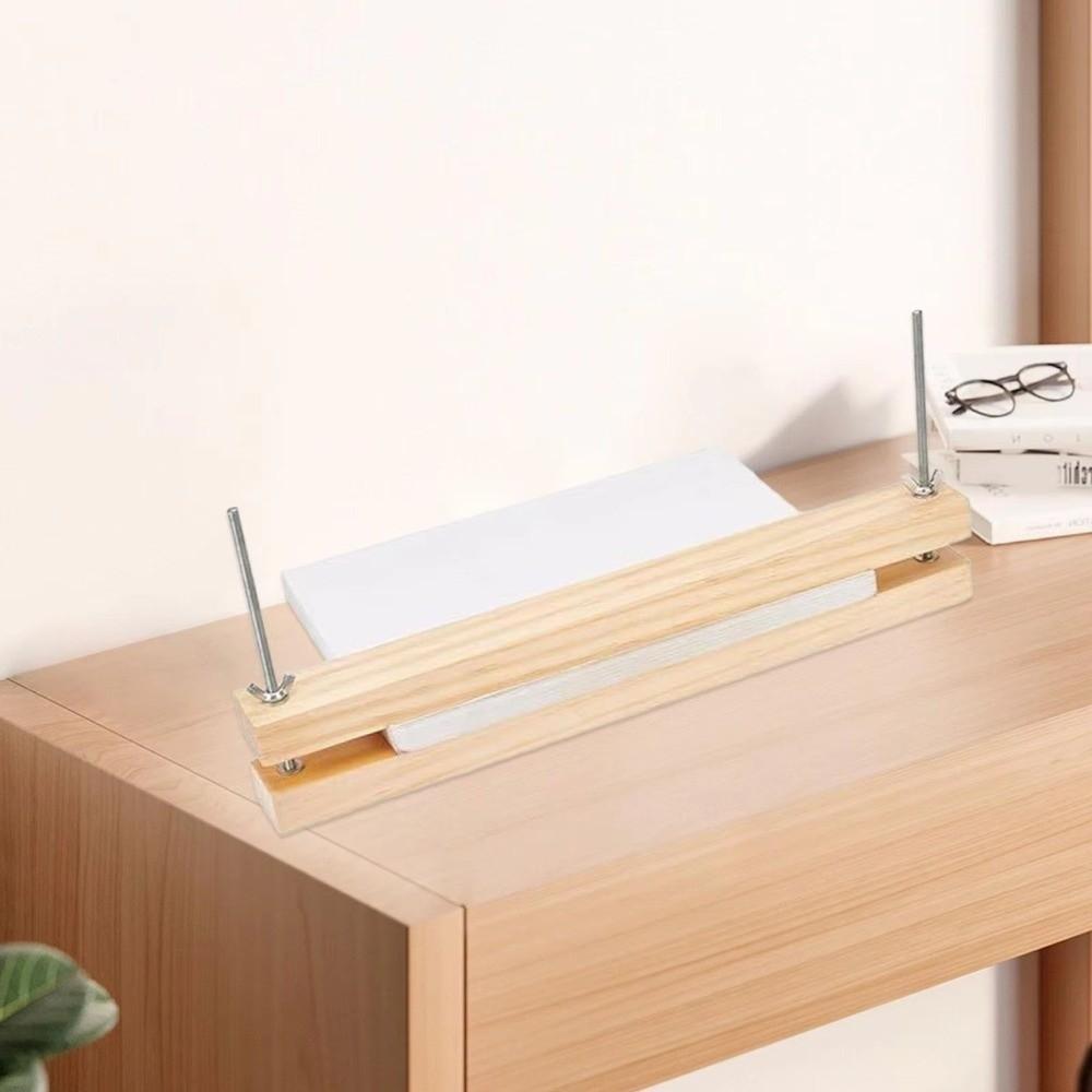 Portable Bookbinding Press Sturdy Binding Machines Wooden Book Press Craft Enthusiasts
