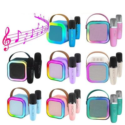 K12 Portable Bluetooth Speaker Bluetooth Audio Karaoke Microphone Mini Karaoke Machine  Adult