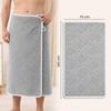 Microfiber Towels for Bath-Jacquard Bath Towel for Men and Women-Soft Coral Fleece Towel with Hook 400 GSM Quick