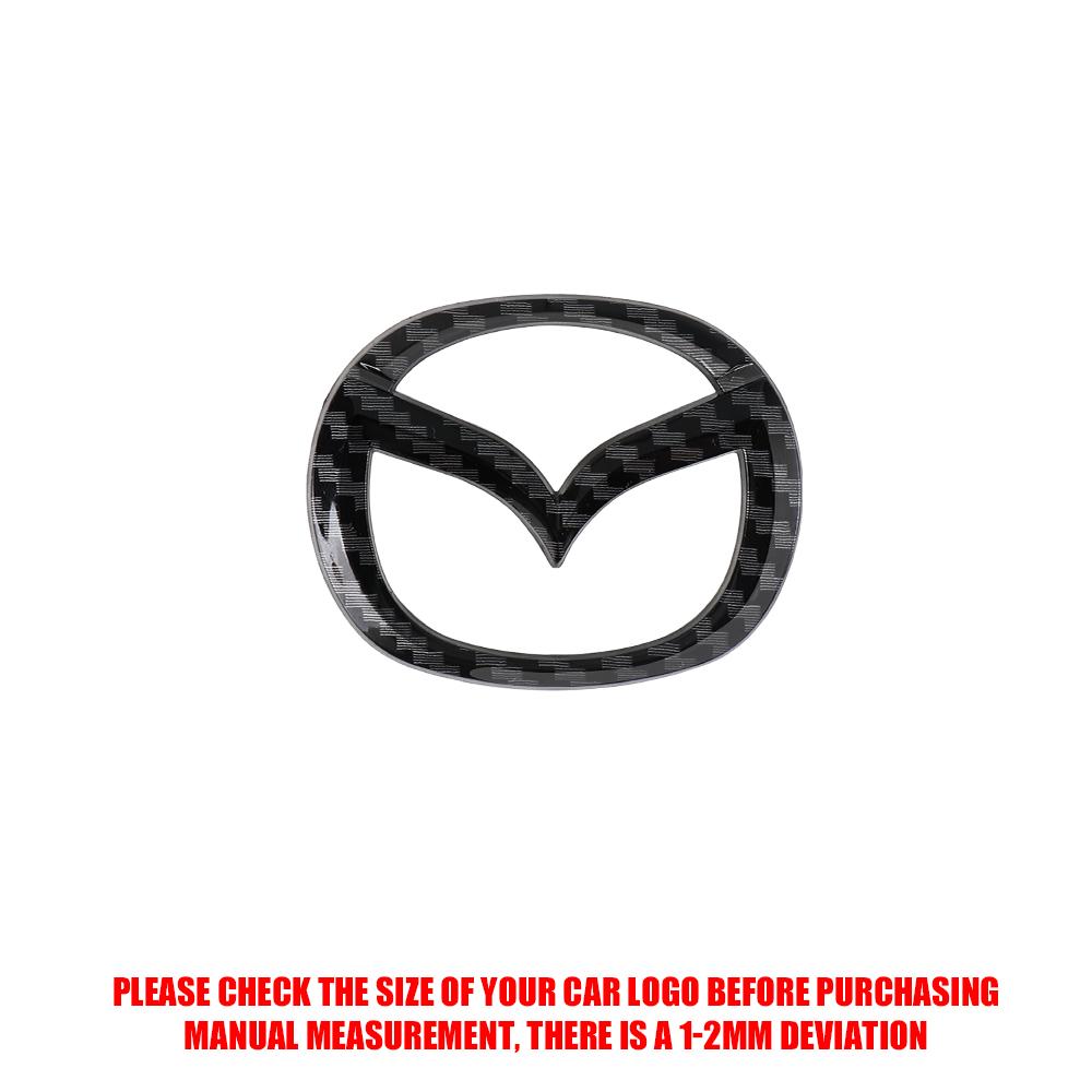 2025 Hot Car Steering Wheel Emblem Cover Auto Refit Accessories For Mazda 3 Axela CX5 CX3 CX4 CX30 CX9 Atenza Demio RX7 RX-7 RX-