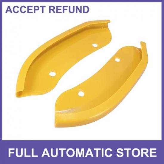 Front Bumper Lip Lever Splitter Protector Yellow Two for Dodge Challenger