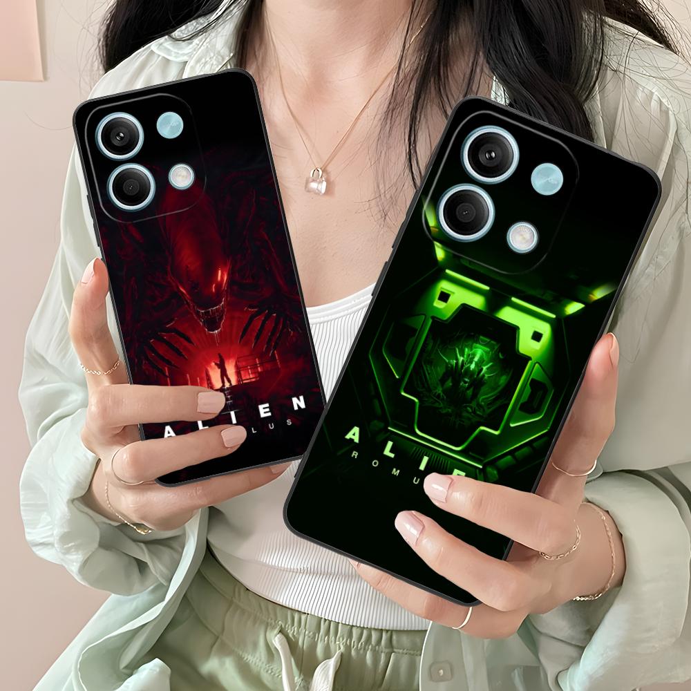 Alien Romulus Mobilní pouzdro na telefon pro Xiaomi Redmi 15 14 13 12 A5 3 2 1 C Plus 4G 5G Barevný potisk Kryt Pouzdro na mobilní telefony