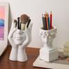 Multifunctional Storage Bucket Creative Plastic Vase Nordic Style Pen Holder  Student Supplies