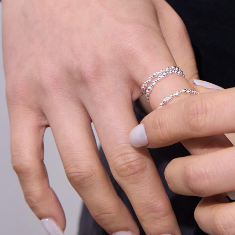 SULTANA Bubble nest open ring