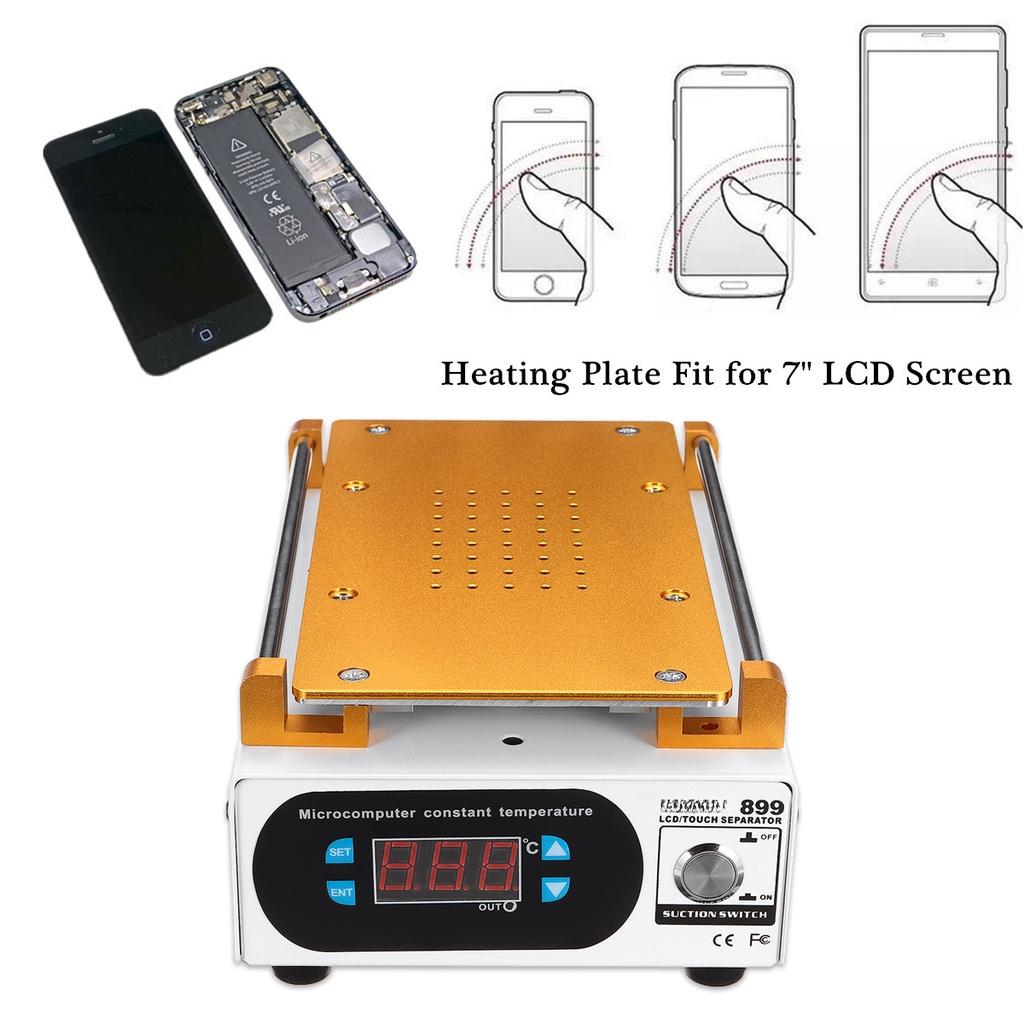 LCD Screen Separator Auto Heating Platform Phone Repair Machine Glass Removal Smooth Plate Screen Separator 7inch 220/110V