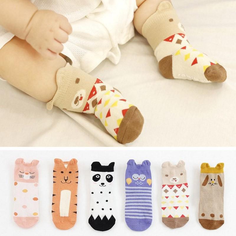 Baby Cartoon Rabbit Floor Sock Boys Girls Winter Warm Socks Toddler Infant Thick Non-Slip Shoes for Newborn 1-3 Y