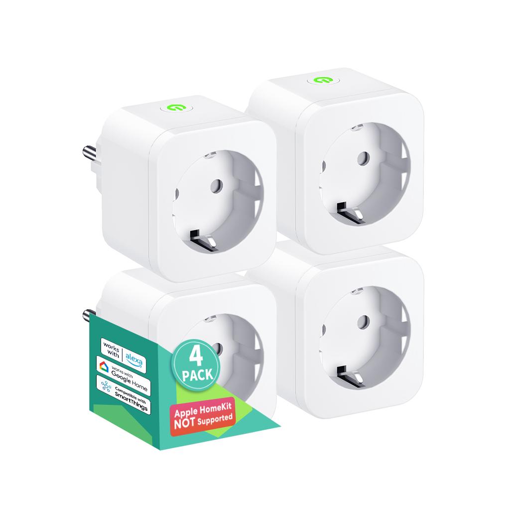Homekit Smart Plug Eu Wifi 16a Steckdose Timer Zeitplan Sprachsteuerung Unterstützung Alexa Google Assistent Smartthings