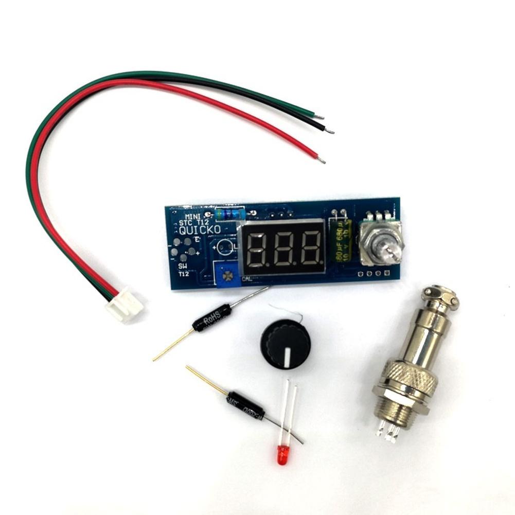 Digital Temperature Controller Board for Soldering Iron with For T12 Handle and Intelligent Sleep Standby Mode