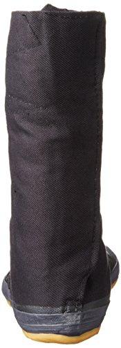 Moonstar Tabi Work Socks for Men and Women, Practical and Lightweight, 10-Piece Tabi A, Black, Size 22.5 Cm, 2E