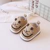 First Walker Shoes for 0-2 Year Olds Unisex Soft-Soled Infant Cartoon Squeaky Shoes Animal Print Casual Shoes