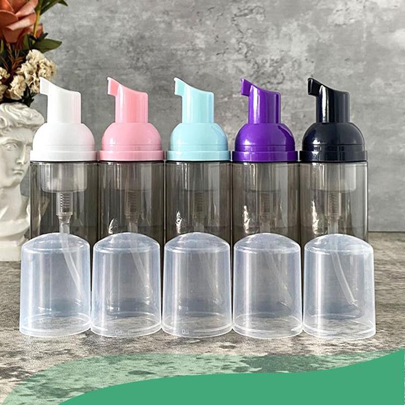 60Ml Foam Dispenser Plastic Pump Bottles Empty Soap Refillable Bottle Travel Cleaning Cosmetics Packaging 60Ml Bottles