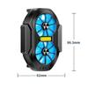 Rechargeable Mobile Phone Cooler 600mAh Dual Fan Cooler New Game Cooling Back Clip  For Gaming