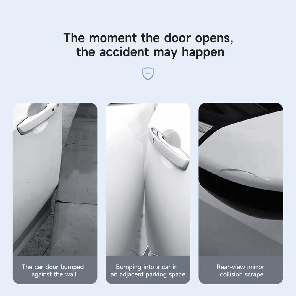 2 Stück/4 Stück Auto Stoßstange Türkante Rad Augenbraue Rückspiegel Schutz Gummi Auto Protector Guard Scratch Aufkleber Zierleisten