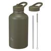 CB JAPAN (CB JAPAN) SOLUND Active Bottle, 1.9L, Khaki, Sports Bottle, Direct Drinking, Straw, 2-Way Type, Vacuum Insulated, Dual-Layer Construction, S