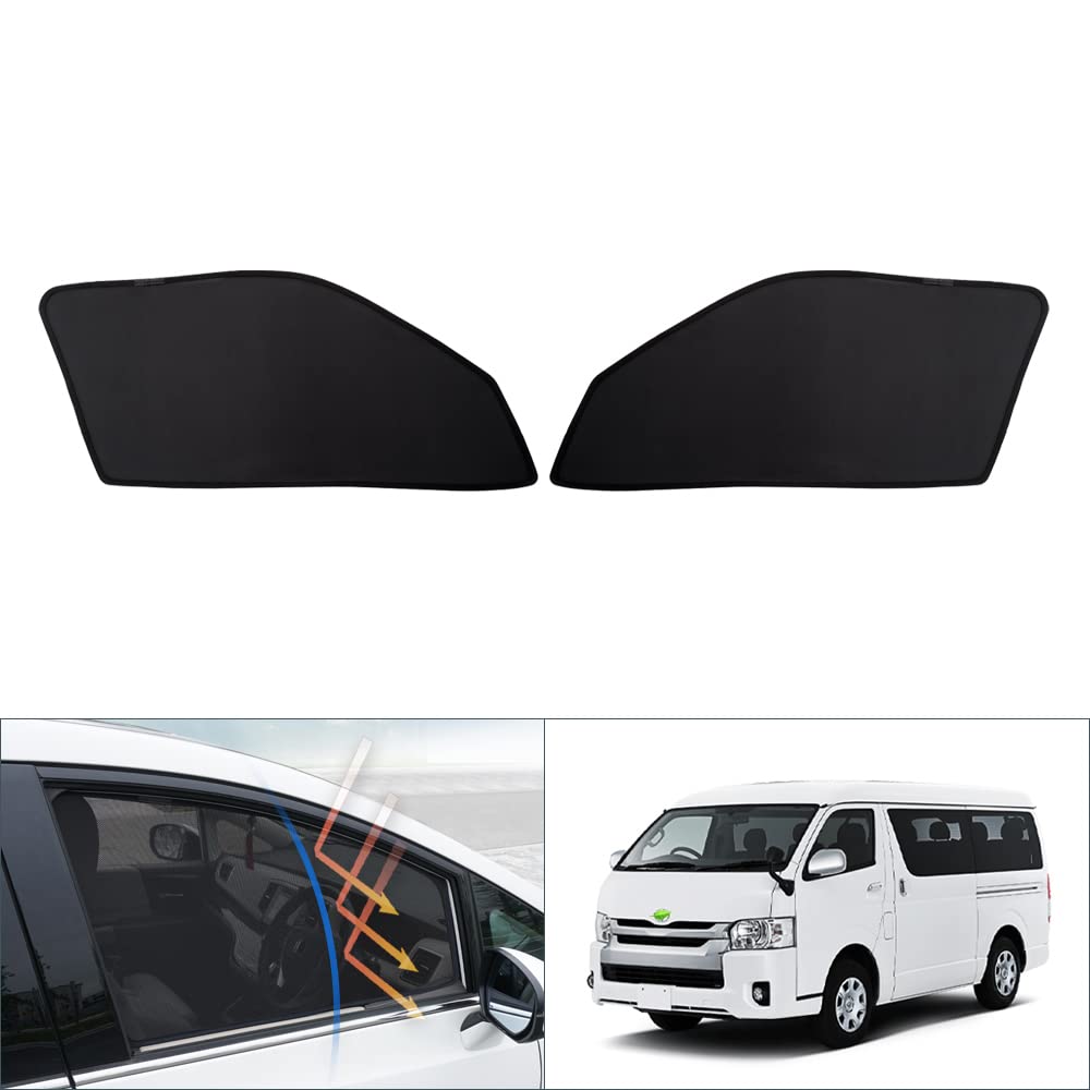 Cartist 2025 Latest Model Mesh Mesh Curtains for Toyota Ace 200 These mesh curtains provide UV and a magnetic closure for easy installation and They