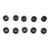 Ceiling Fan Dampers Replacement Low Noise Rubber Fan Sealing Gaskets for Noise Reduction Black 10PCS