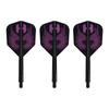 CONDOR AXE FLAP WINGS Hugo Leung Player Model Condor Axe Flap Wings Dart Black Flights, Small, Large,