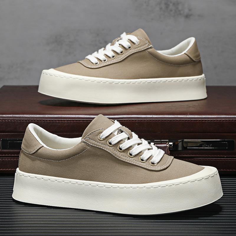 

Man Flats Canvas Shoes New Youth Street Casual Shoes Loafers Breathable Men Slip-on Versatile Sneakers Hombre 39