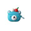 Blue Easy Bear Apply Apple AirPods4 Bluetooth Wireless Headset Case Female 1/2/3/pro2 Protective Case