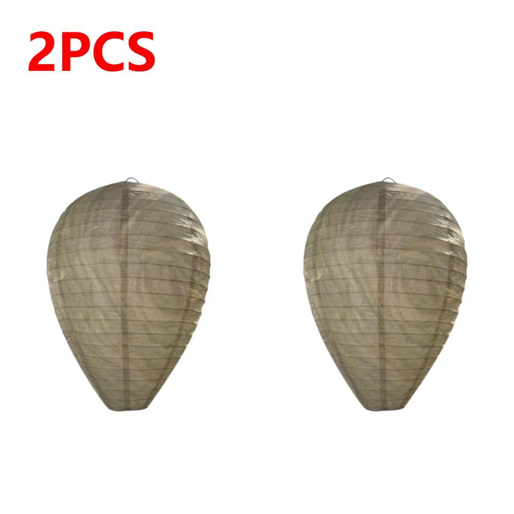 1-10PCS Hanging Wasp Nest Decoy Outdoor Waterproof Fake Wasp Nest Decoy Nest Decoy Hornets Plastic Insects Paper Drive Beehive